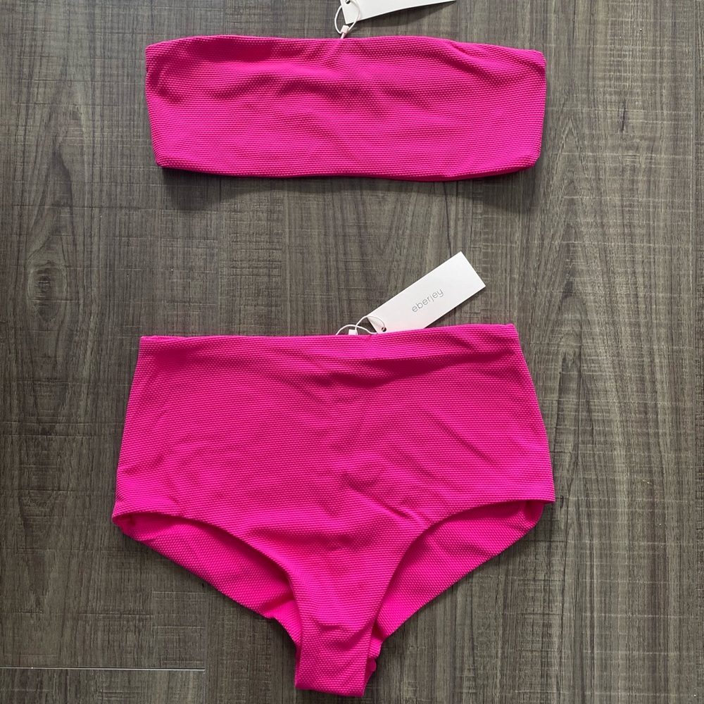 Eberjey Bikini Set. Size S, Pink